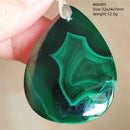 Malachite pendentif - Ma Passion - Fabrication de bijoux