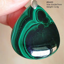 Malachite pendentif - Ma Passion - Fabrication de bijoux