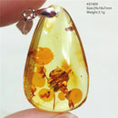 Pendentif ambre - Ma Passion - Fabrication de bijoux