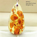 Pendentif ambre - Ma Passion - Fabrication de bijoux