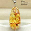 Pendentif ambre - Ma Passion - Fabrication de bijoux