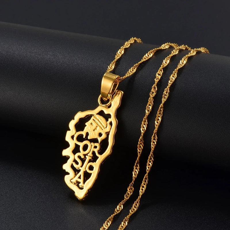 Pendentif En Pierre Corse Polie - Pièce Unique Artisanale Naturelle