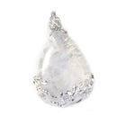 Pendentif cristal de roche - Ma Passion - Fabrication de bijoux