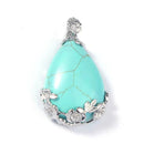 Pendentif cristal de roche - Ma Passion - Fabrication de bijoux