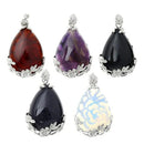 Pendentif cristal de roche - Ma Passion - Fabrication de bijoux