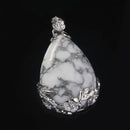 Pendentif cristal de roche - Ma Passion - Fabrication de bijoux