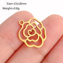 Pendentif fleur - Ma Passion - Fabrication de bijoux