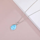 Pendentif larimar argent - Ma Passion - Fabrication de bijoux