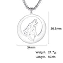 Pendentif loup - Ma Passion - Fabrication de bijoux