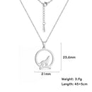 Pendentif loup - Ma Passion - Fabrication de bijoux