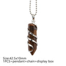 Pendentif oeil de tigre - Ma Passion - Fabrication de bijoux