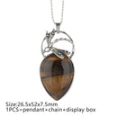 Pendentif oeil de tigre - Ma Passion - Fabrication de bijoux