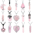 Pendentif quartz rose - Ma Passion - Fabrication de bijoux