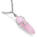 Pendentif quartz rose - Ma Passion - Fabrication de bijoux