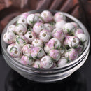 Perle céramique - Ma Passion - Fabrication de bijoux