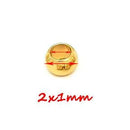 Perle metal - Ma Passion - Fabrication de bijoux