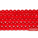 Perle rouge - Ma Passion - Fabrication de bijoux